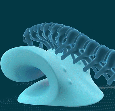 🌿 首のカーブに沿って自然に支える、やさしいストレッチケア